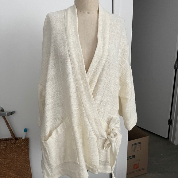 Free People Cover Up Kimono Dolman Sleeves - Picture 1 of 5